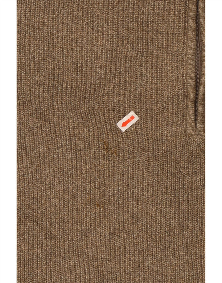 Izod Pull col zippé pour homme en coton vert grand