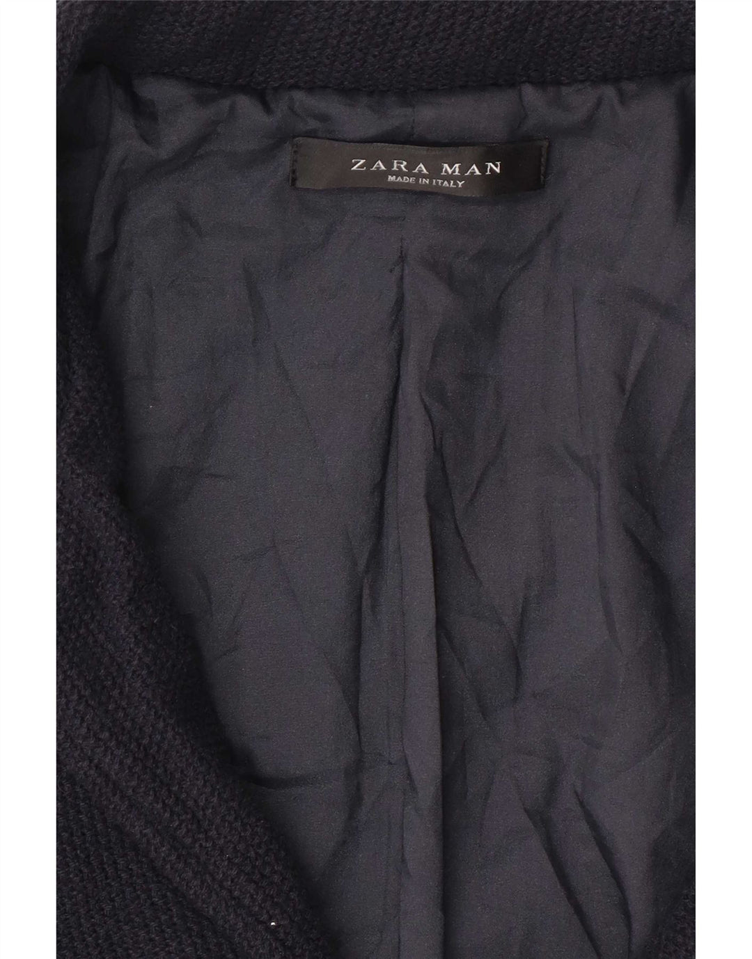 Pardessus homme Zara UK 36 petit bleu marine