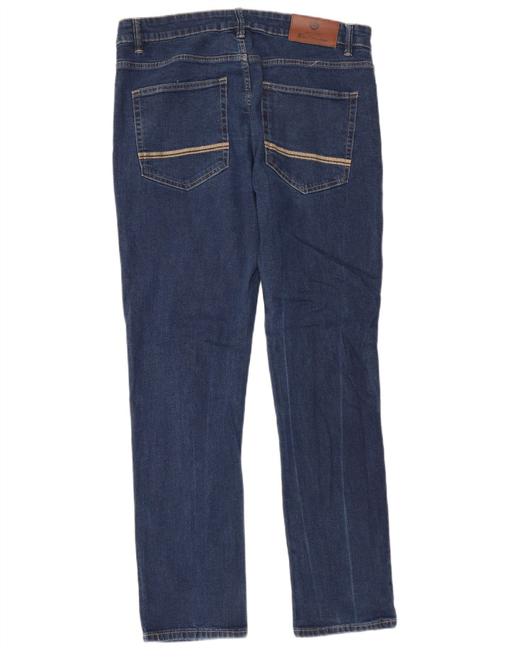 Ben Sherman Jean droit homme W36 L31 bleu coton