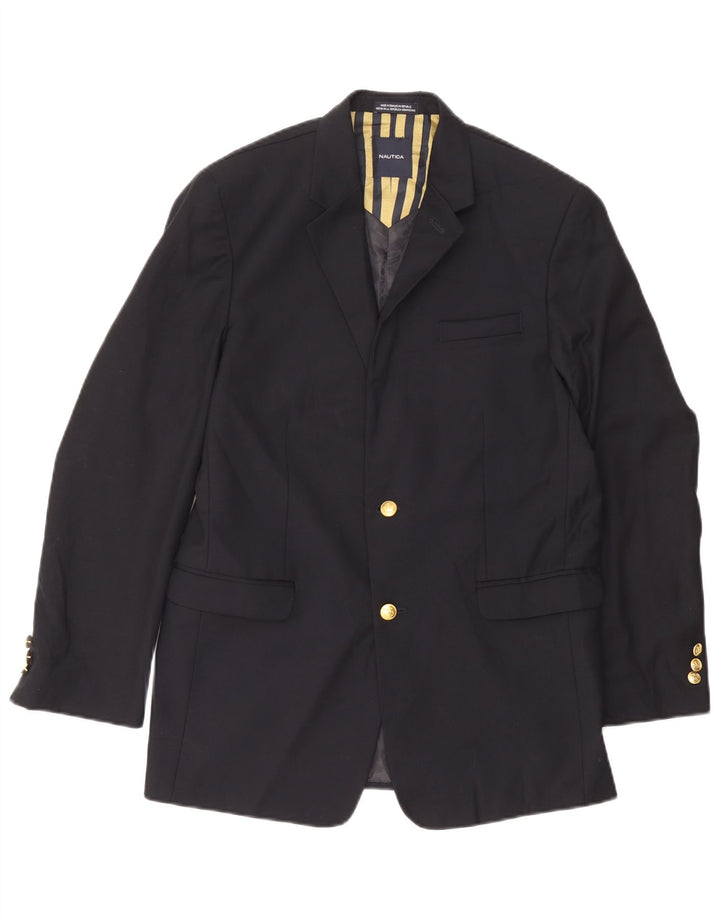 Nautica Veste Blazer 2 Boutons Garçon 15-16 ans Bleu Marine Polyester