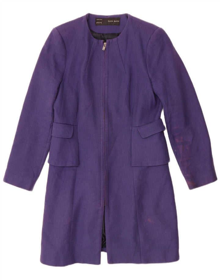 Zara Manteau Femme UK 18 XL Violet