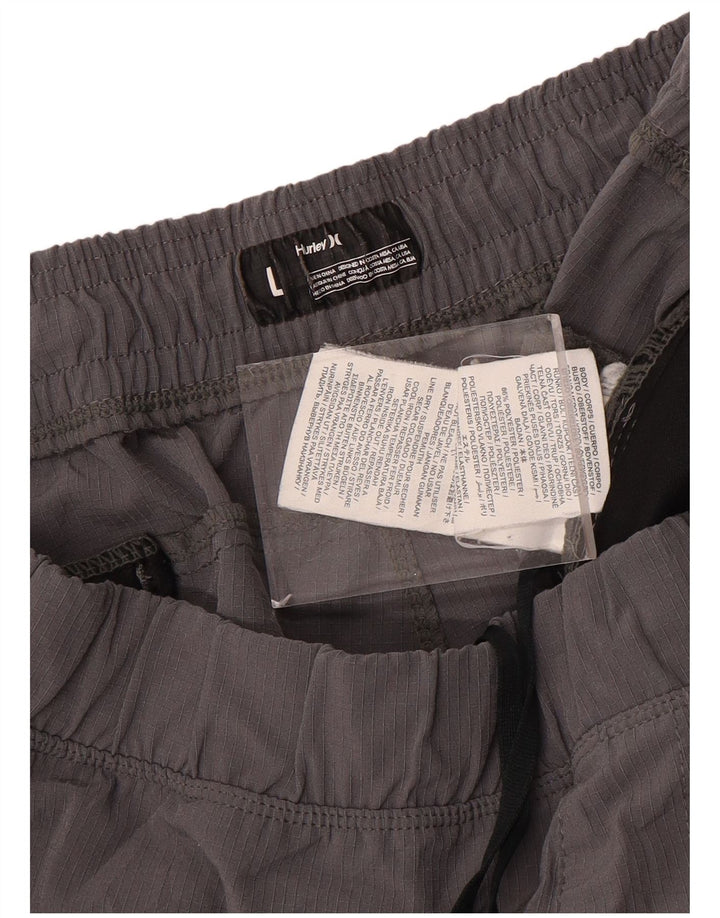 HURLEY Short de sport homme grand gris polyester