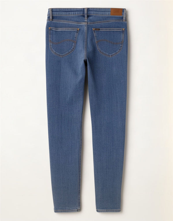 Lee Womens Scarlett Skinny Jeans W31 L28 Bleu Coton