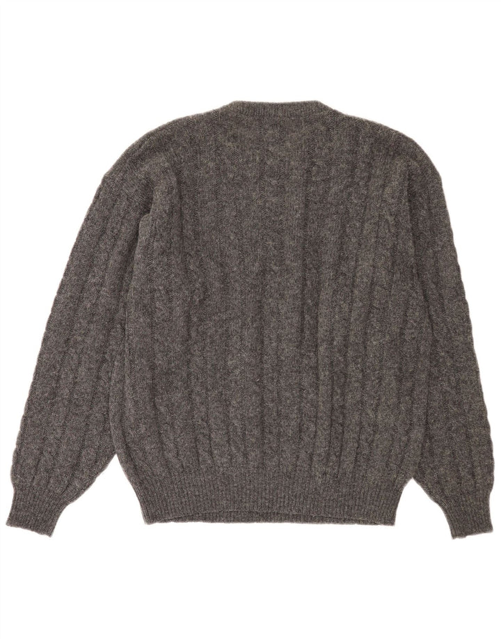 Ball On Pull Col Rond Homme XL Laine Grise