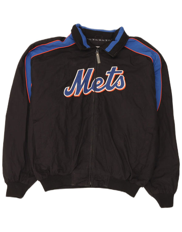 Majestic Veste de Survêtement Mets Graphic Homme XL Noir Colorblock Nylon