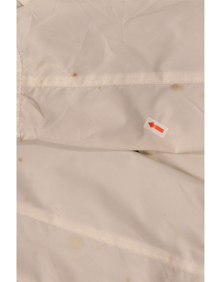 SERGIO TACCHINI Veste de Pluie Femme IT 42 Medium Blanc Polyester