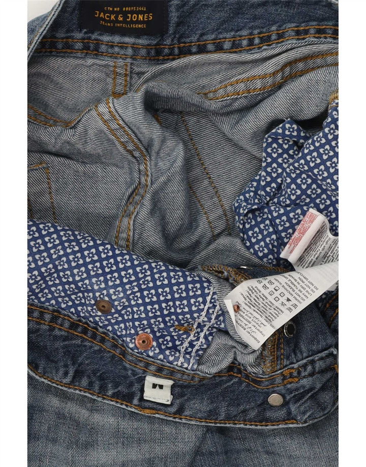 Jack & Jones Short en Jean Regular Fit Homme Medium W32 Bleu Coton