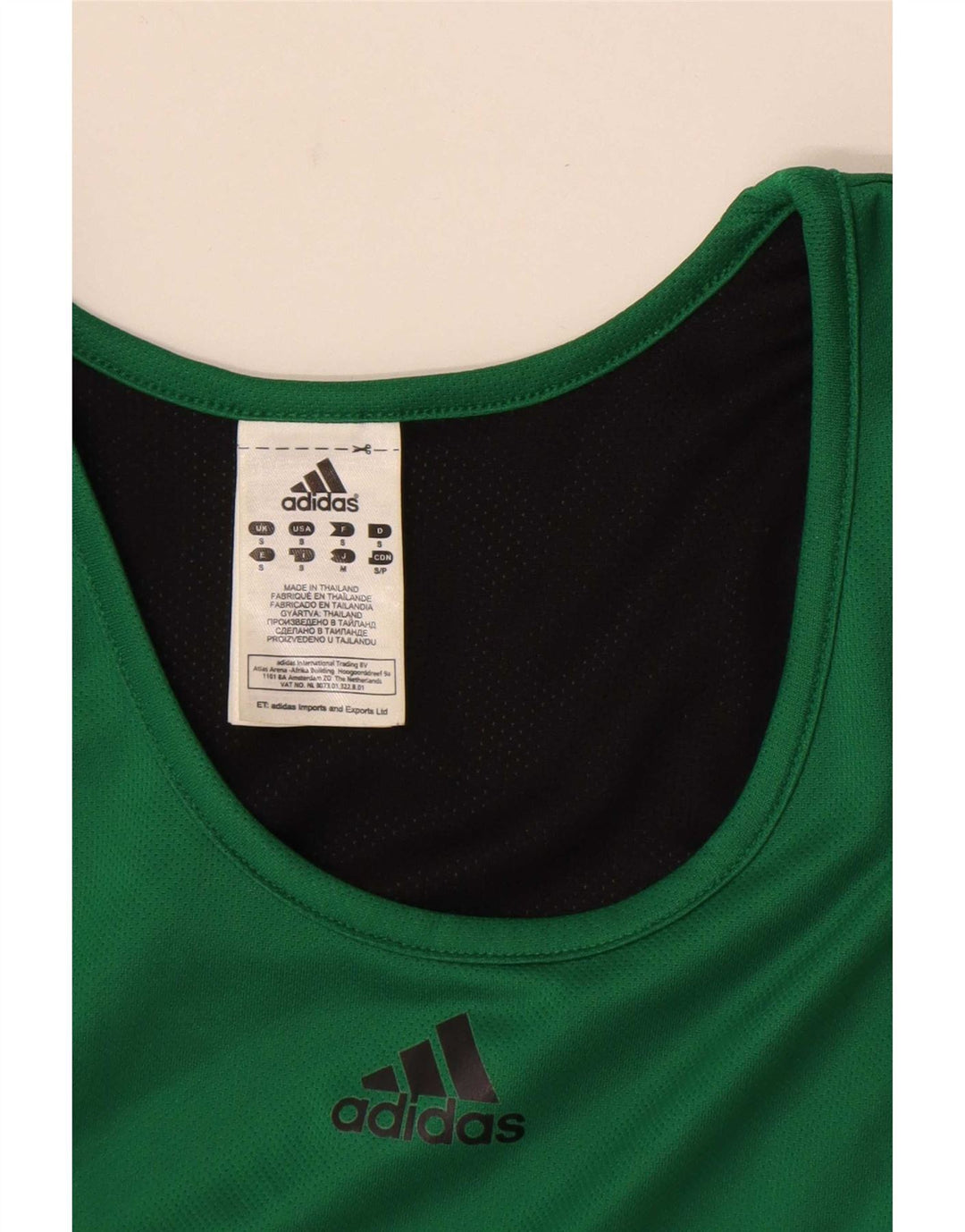 Adidas Débardeur Homme Petit Vert Polyester