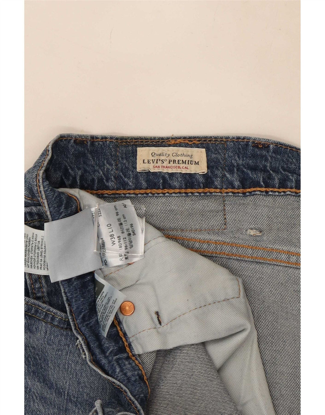 Levi's Short en Jean W38 XL Homme Bleu Coton