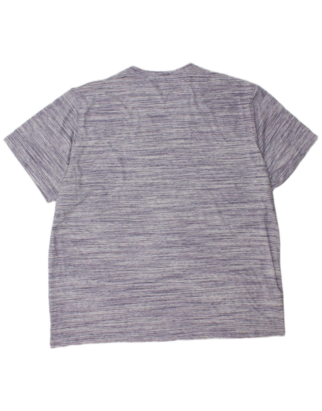 EDDIE BAUER T-Shirt Homme Top 2XL Violet Moucheté Coton