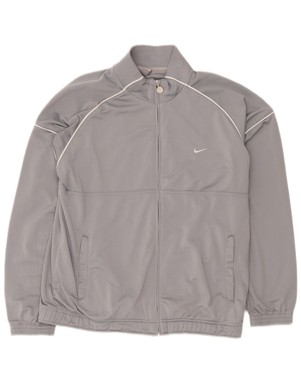 Nike Veste de survêtement pour homme UK 41/43 Large Gris Polyester