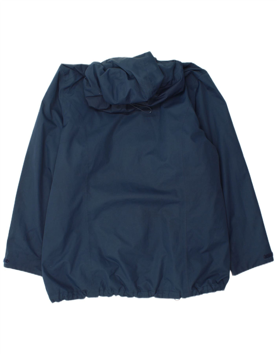 JACK WOLFSKIN Veste coupe-vent à capuche pour femme UK 24 4XL Bleu marine