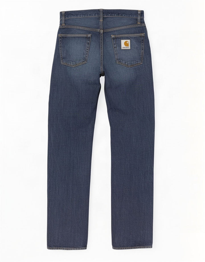 Carhartt Jean droit homme W32 L34 bleu marine coton