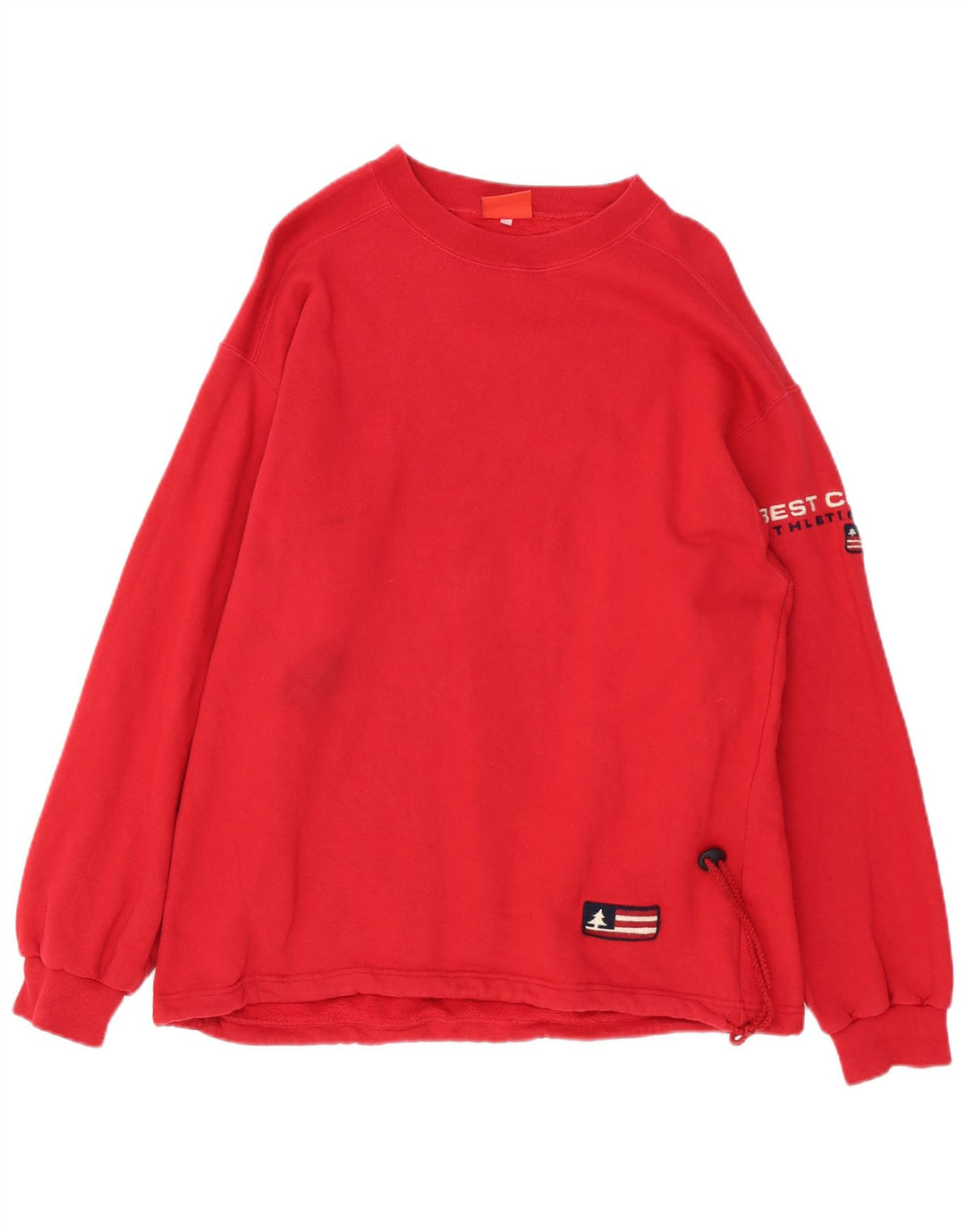 Best Company Sweat-Shirt Graphique Homme Rouge Moyen Coton