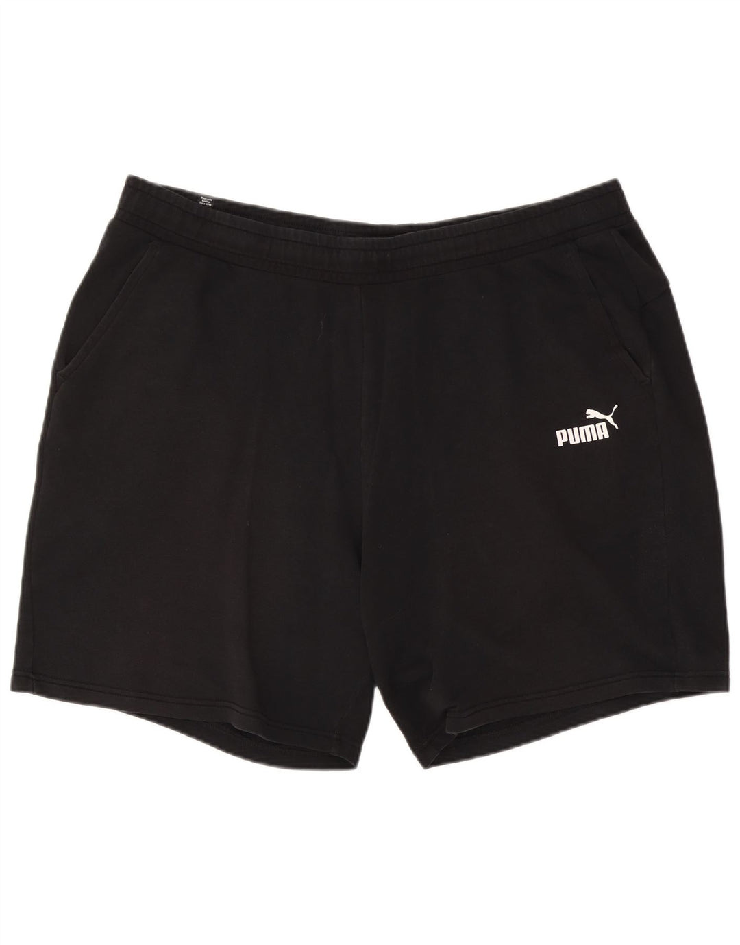Puma Short de sport pour homme 3XL en coton noir