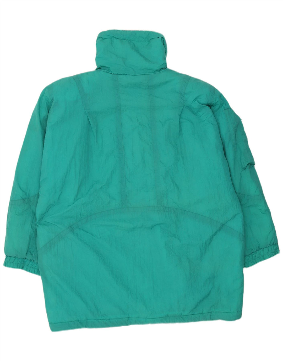 manteau rembourré surdimensionné femme vintage EU 46 XL Nylon vert