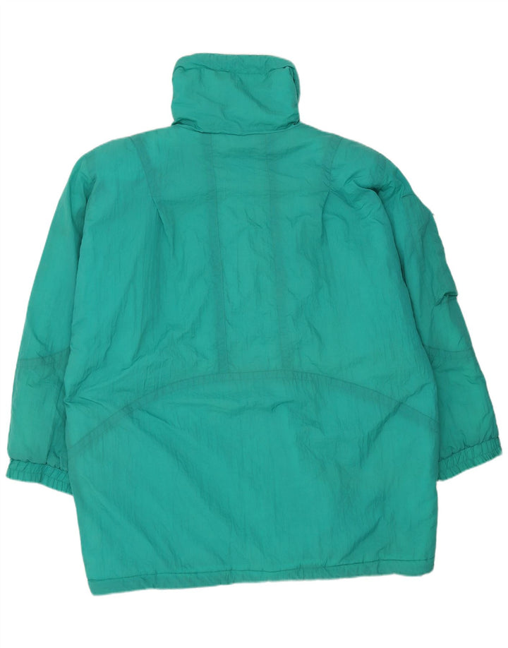 manteau rembourré surdimensionné femme vintage EU 46 XL Nylon vert