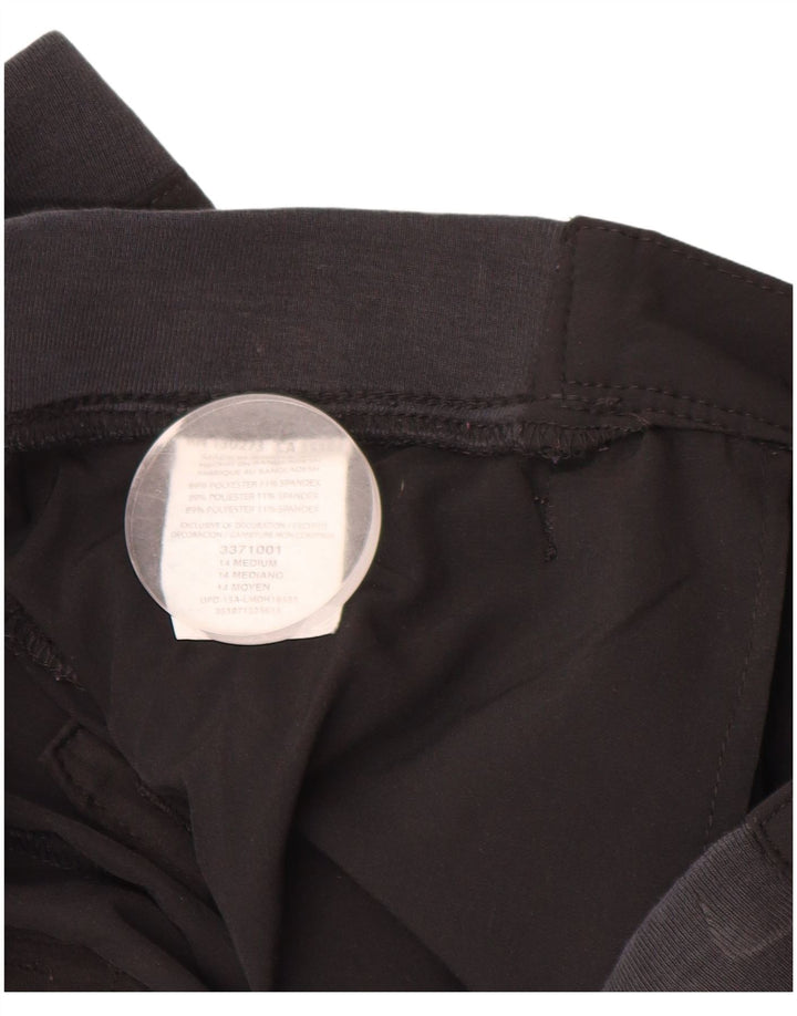LEE Pantalon capri cargo coupe décontractée pour femme US 14 XL W34 L20 Noir