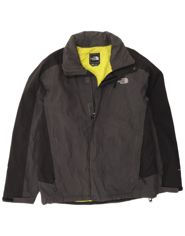 The North Face Veste coupe-vent pour hommes UK 38 Nylon colorblock gris moyen