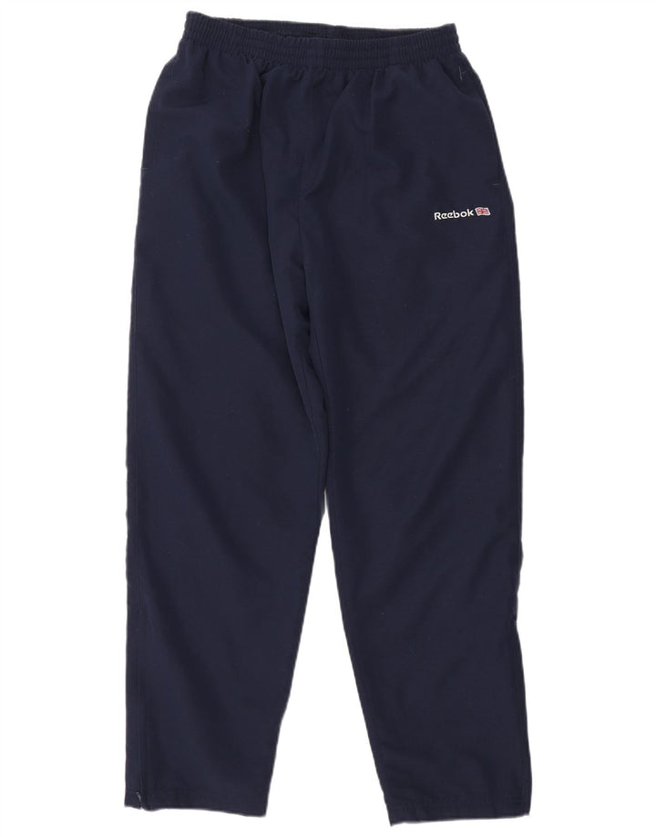 Reebok Pantalon de survêtement pour homme UK 14 Large Bleu marine Polyester