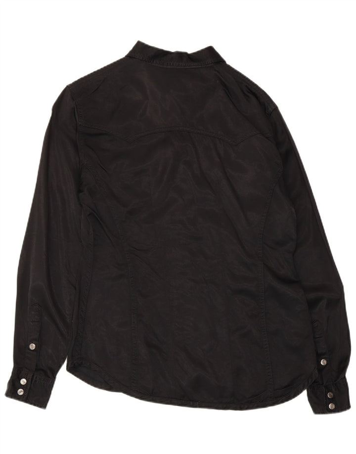 Chemise Femme Gas UK 12 Medium Noir Viscose