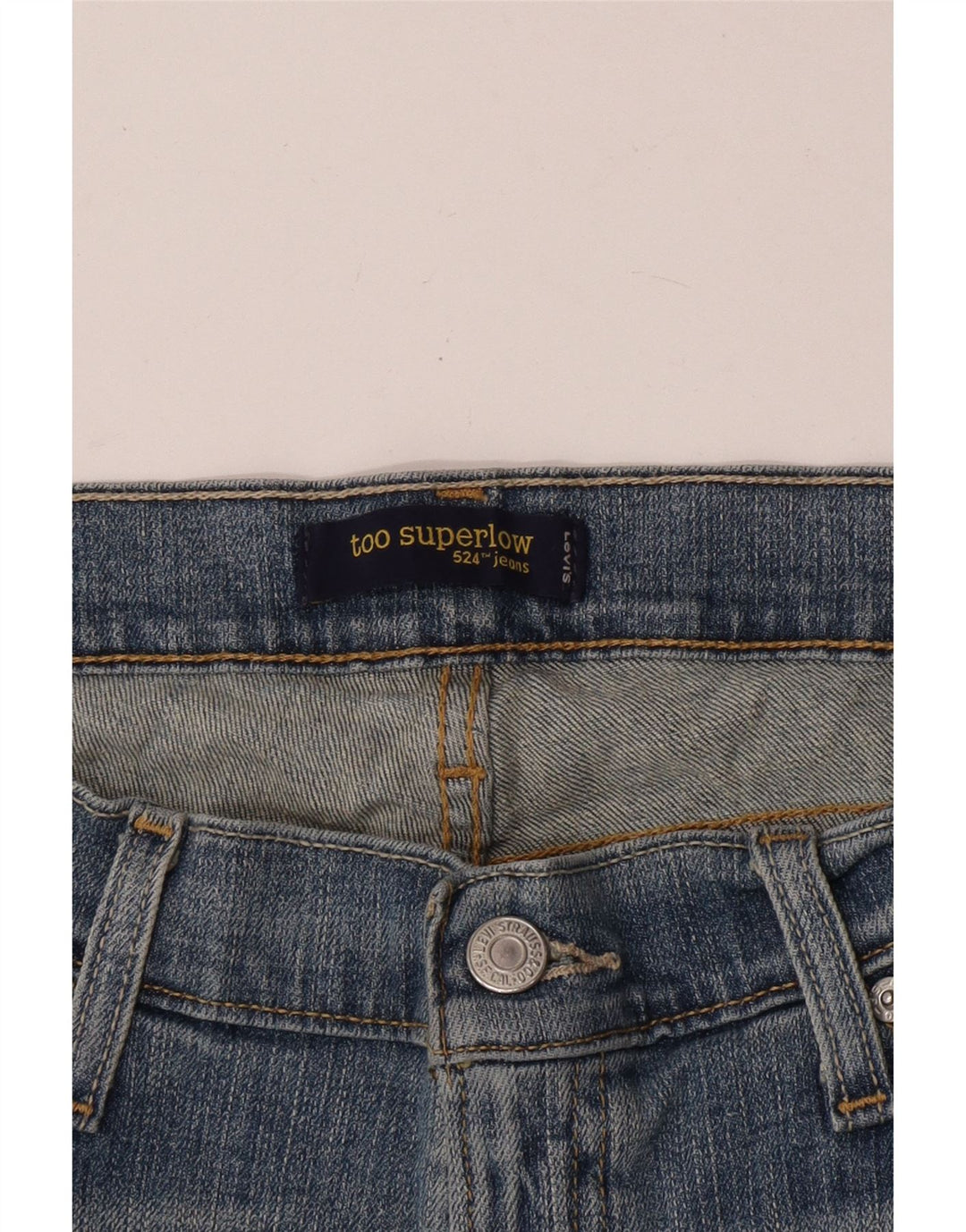 Levi's Jean Capri 524 Super Low Femme W32 L23 Bleu