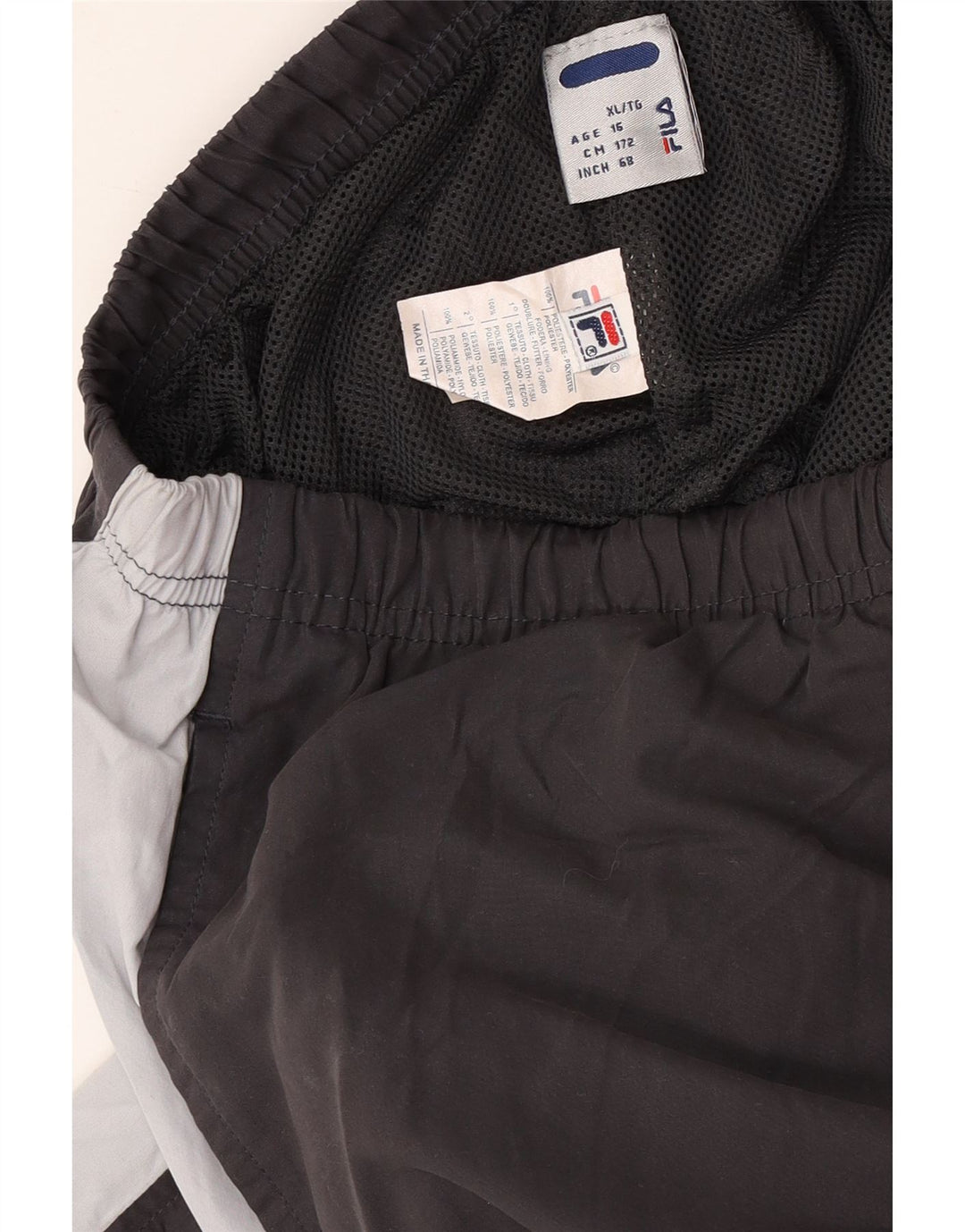 FILA Pantalon de Survêtement Graphique Garçon 15-16 ans Gris Colorblock