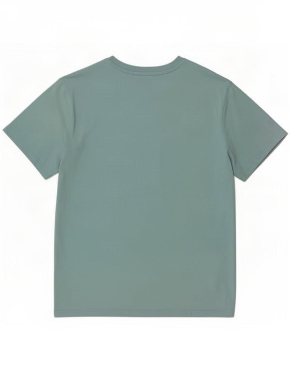 Champion T-Shirt Homme Bleu Moyen Colourblock Coton