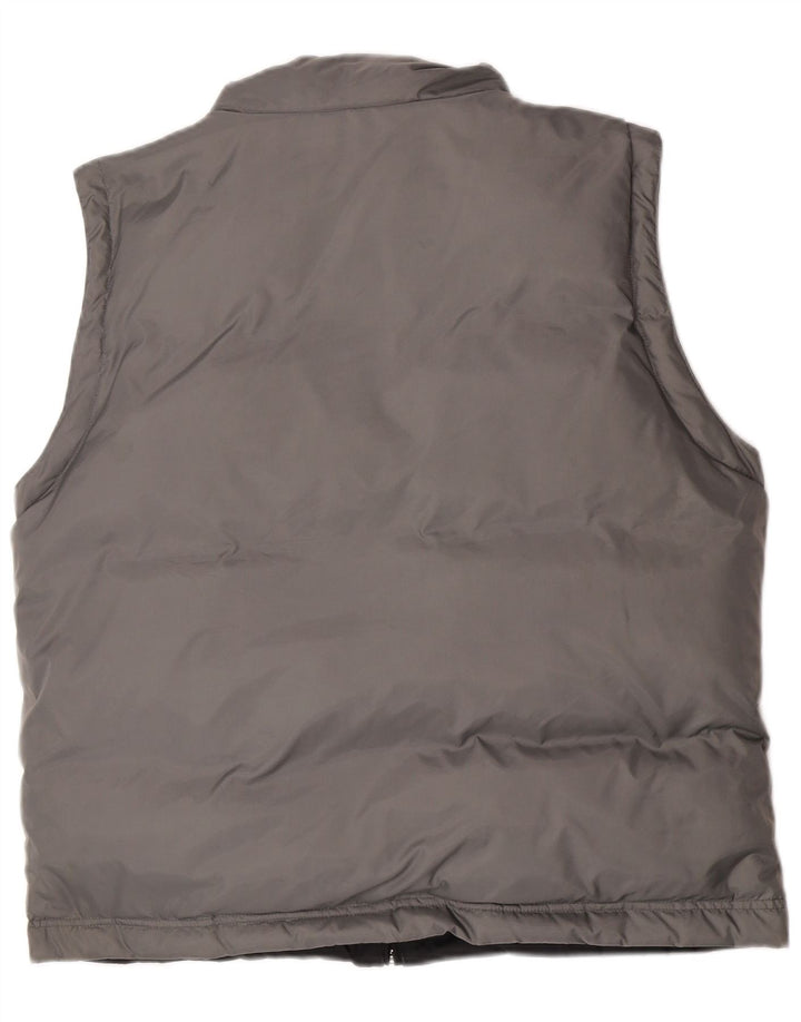 Champion Gilet rembourré réversible pour homme UK 40 Large Noir Polyamide