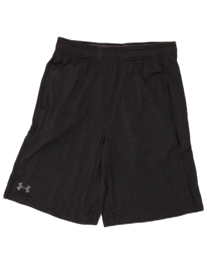 Under Armour Short de Sport Heat Gear Homme Gris Moyen Polyester
