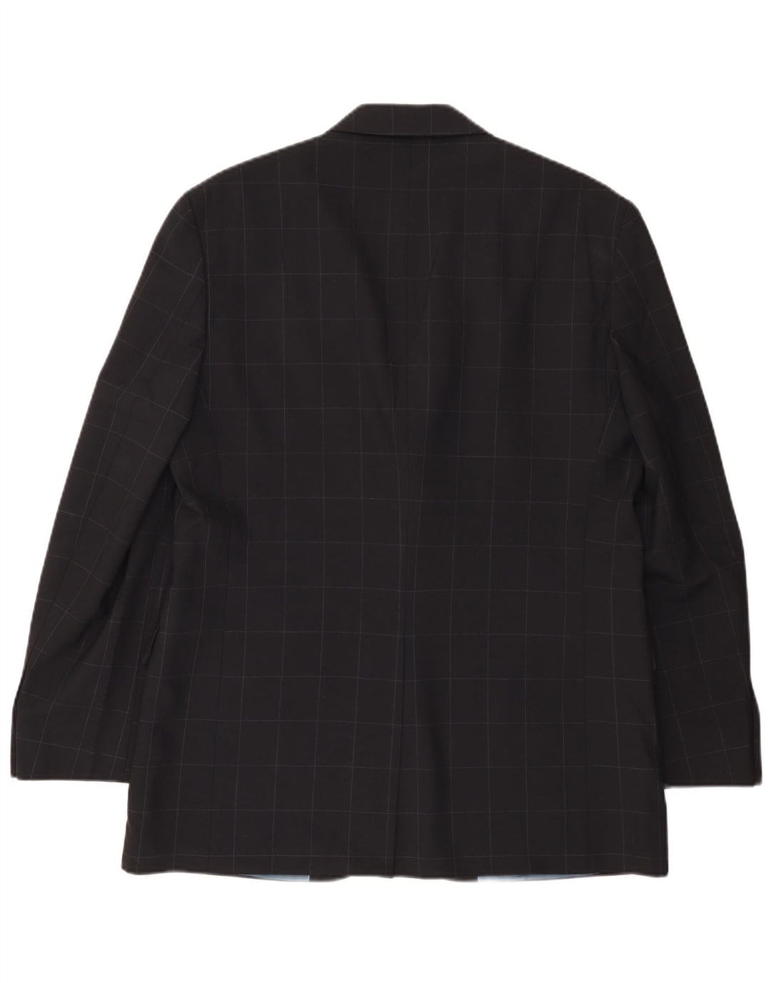 Marks & Spencer Veste blazer à 3 boutons pour homme UK 42 Grand carreaux bleu marine