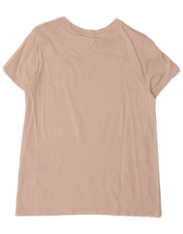 Levi's T-Shirt Femme UK 10 Petit Rose Coton