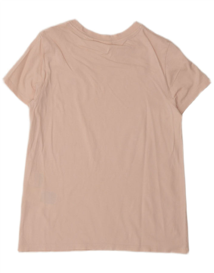 Levi's T-Shirt Femme UK 10 Petit Rose Coton