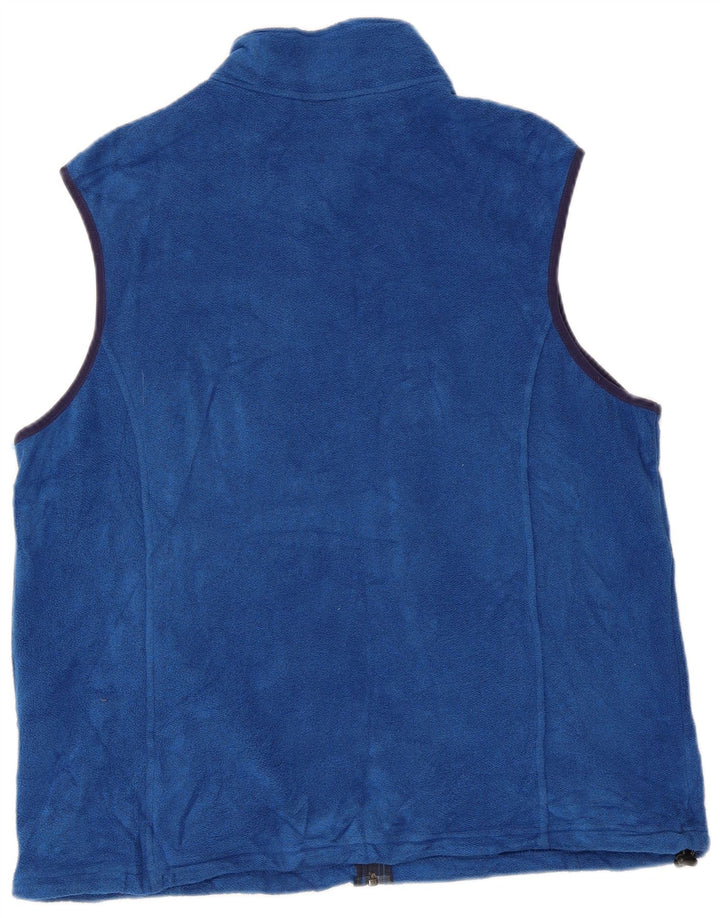 L.L.Bean Gilet polaire pour homme UK 40 Large Bleu Polyester