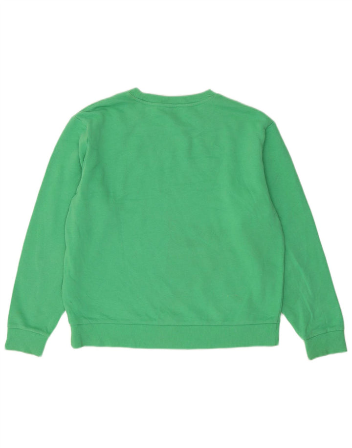 Marks & Spencer Sweat-shirt surdimensionné pour femme UK 10 Petit coton vert