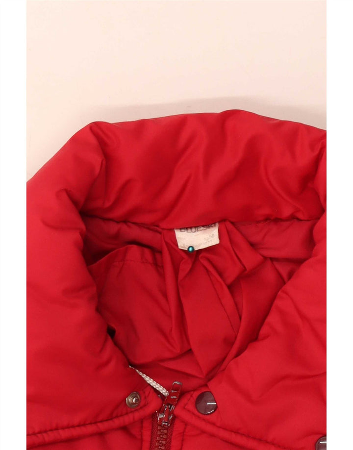 Veste matelassée femme vintage IT 50 XL Polyester Rouge