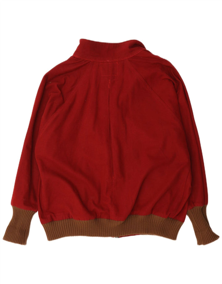 Veste Bomber Homme Vintage UK 44 2XL Bordeaux