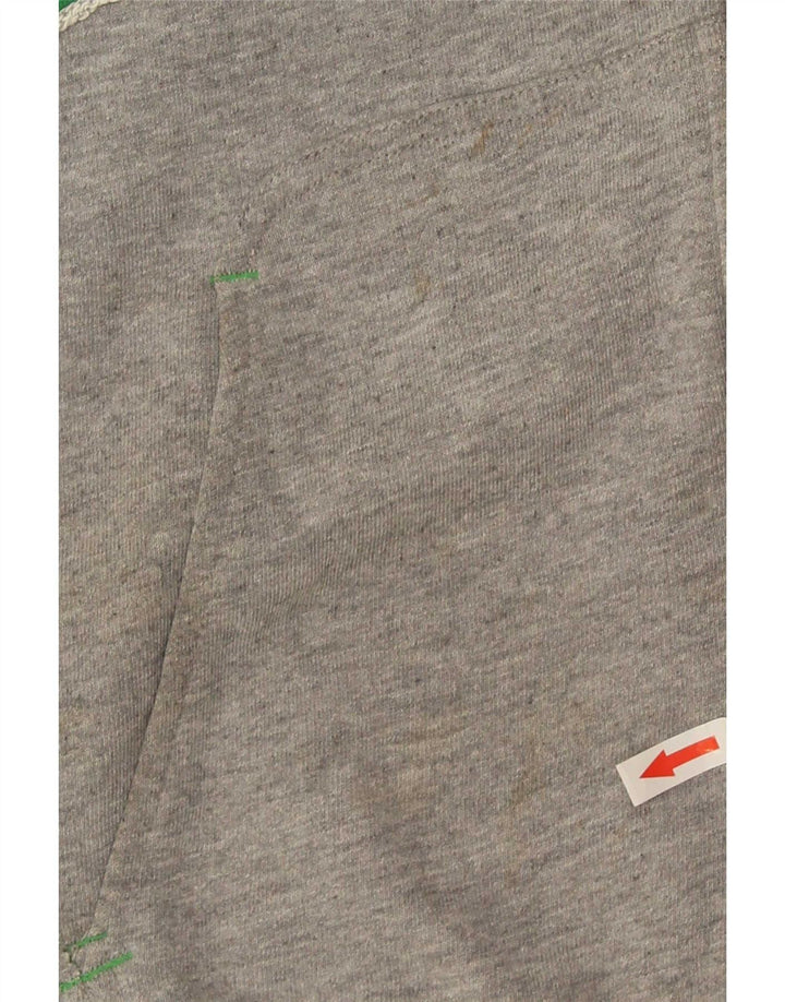 Puma Sweat à capuche zippé sans manches graphique pour homme, petit gris