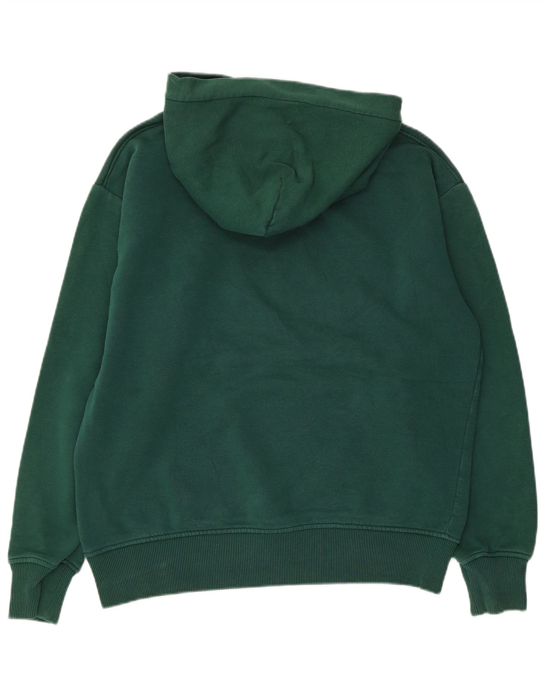 Zara Pull À Capuche Homme Vert Moyen Coton