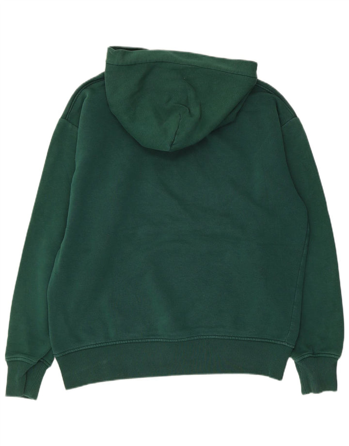 Zara Pull À Capuche Homme Vert Moyen Coton