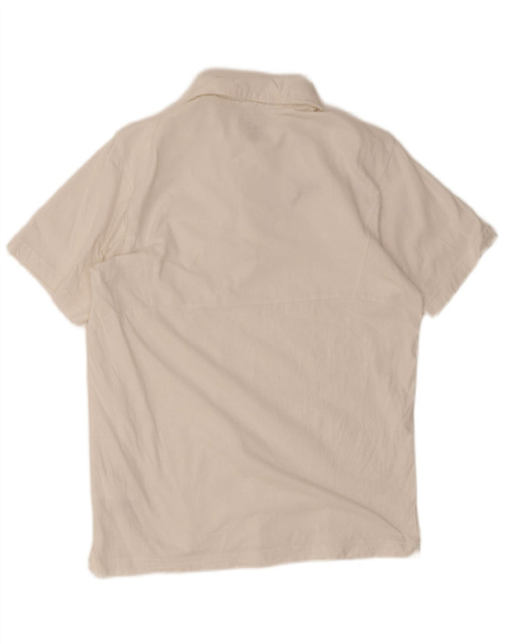 Puma Polo Homme Blanc Moyen Coton