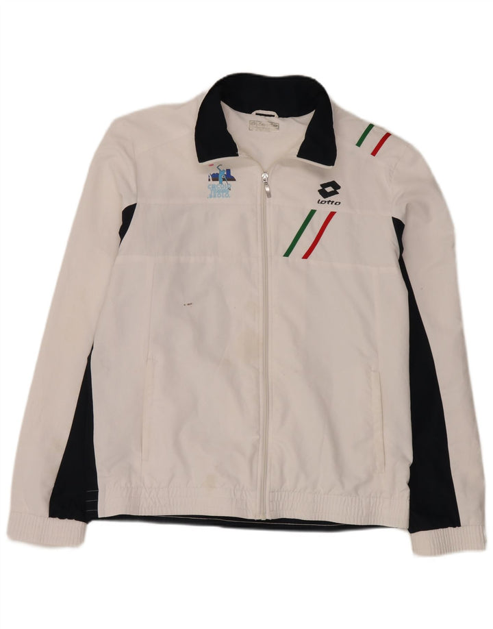 Lotto Veste de Survêtement Graphique pour Homme XL Blanc Colorblock