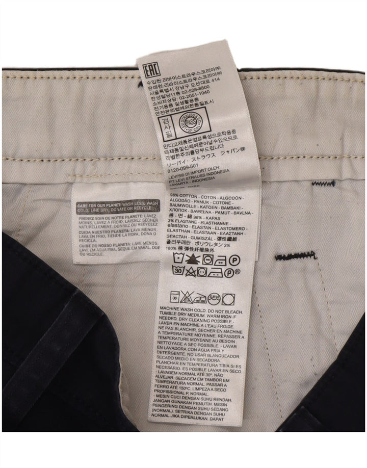 Levi's Short Chino Standard W31 Homme Bleu Marine Moyen Coton