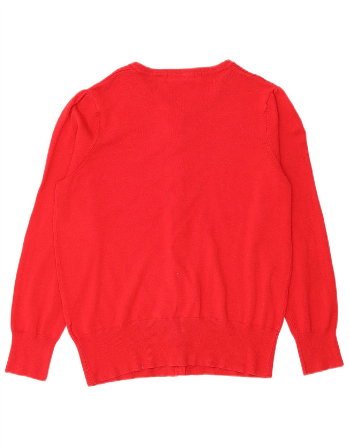 Marks & Spencer Cardigan pour femme en viscose rouge moyen UK 44