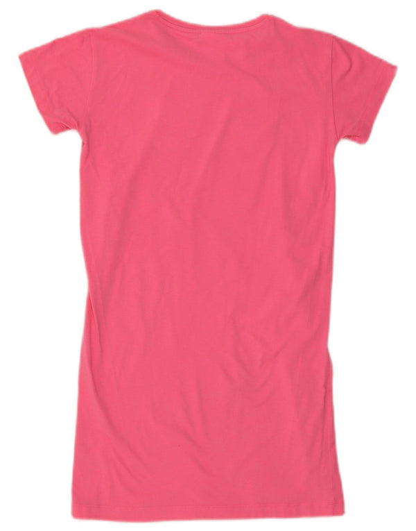 Champion Robe T-Shirt Graphique Fille 9-10 Ans Rose Moyen
