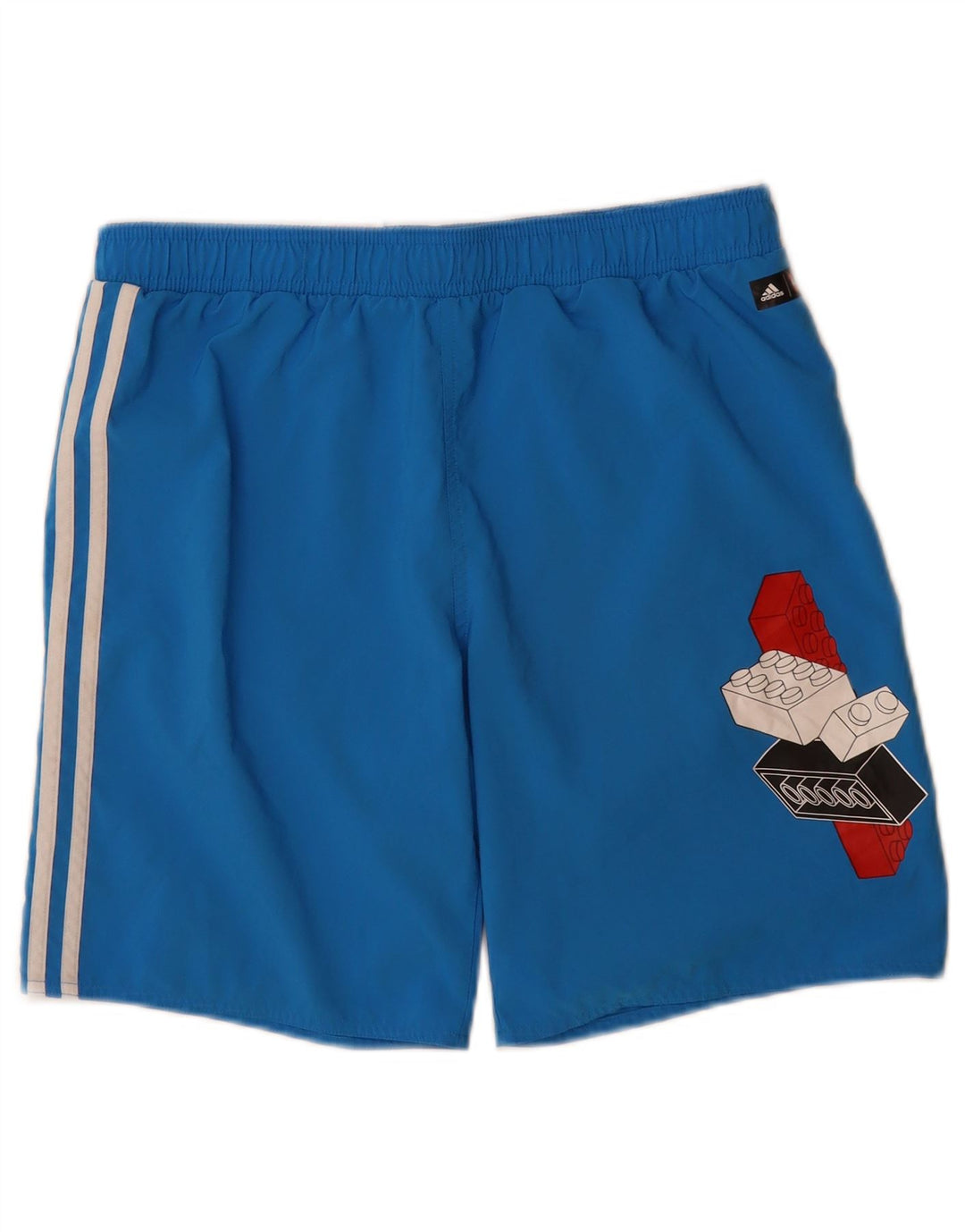 Adidas Short de Bain Graphique Garçon 15-16 ans Bleu Polyester