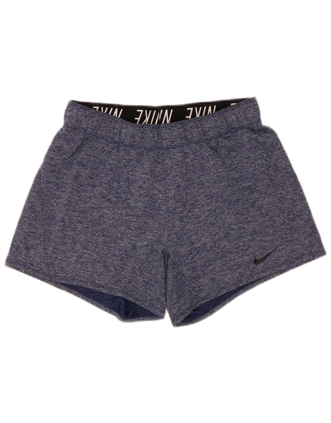 Nike Short de sport Dri Fit pour femme UK 10 Petit polyester moucheté bleu
