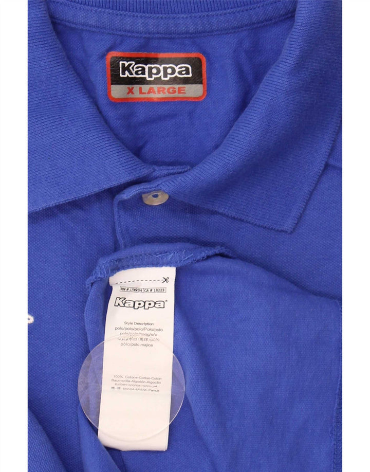 Kappa Polo Homme XL Bleu Coton