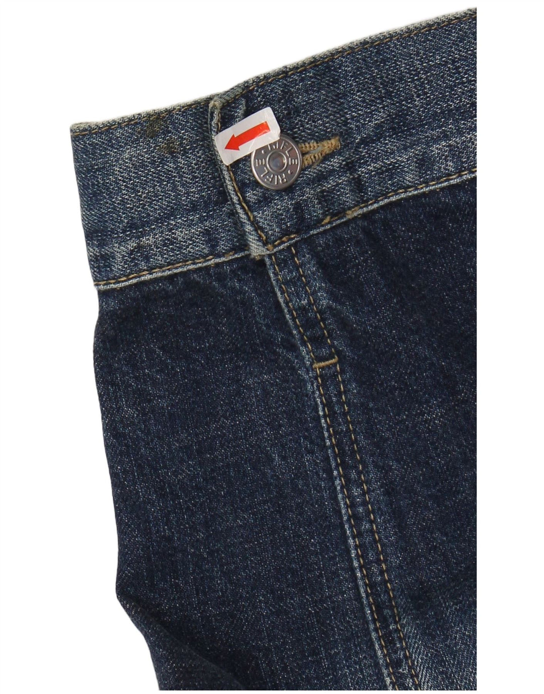 RIFLE Veste en jean pour femme UK 16 Grand coton bleu