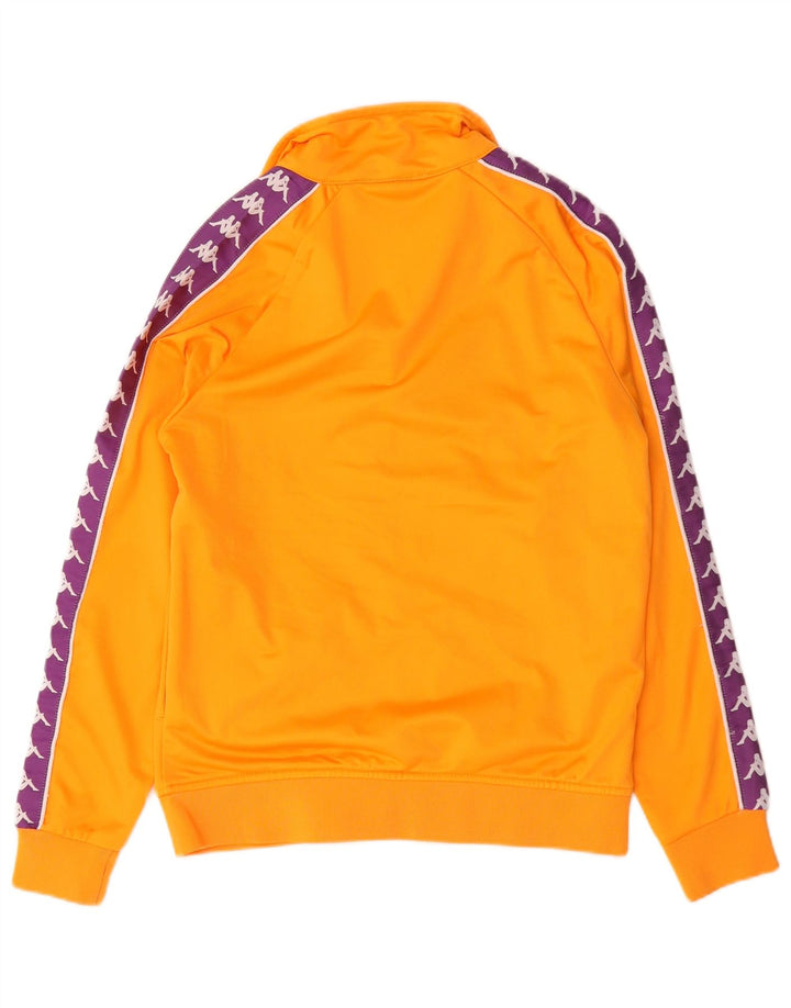 Kappa Veste de survêtement graphique pour femme UK 10 Small Orange Colourblock